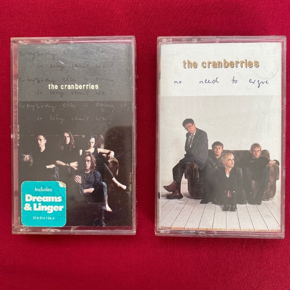 90s I The Cranberries I 2 Cassette Tapes - Picture 1 of 14